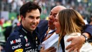 Sergio Perez with his father, Antonio Perez, at the F1 Grand Prix of Mexico - Source: Getty